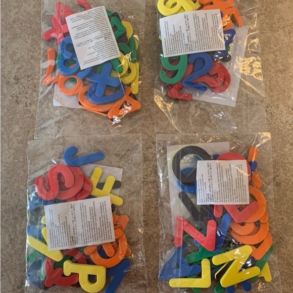 New! Magnetic Alphabet / Number Stickers: Educational Toys For Kids To Learn - Picture 7 of 7